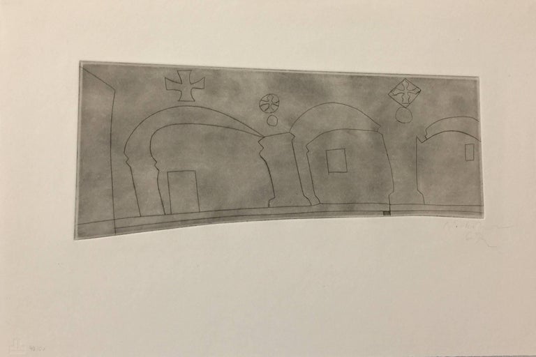 Ben Nicholson Long Horizontal Patmos For Sale at 1stDibs