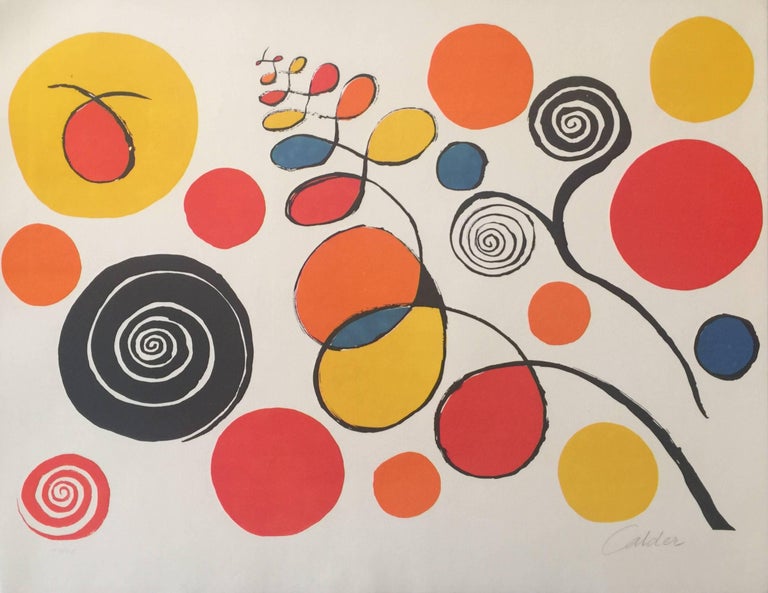 Alexander Calder Blue Sun EA For Sale at 1stDibs