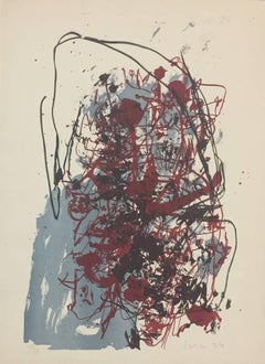 Le Vieux Monde - Original Lithograph by Asger Jorn - 1959