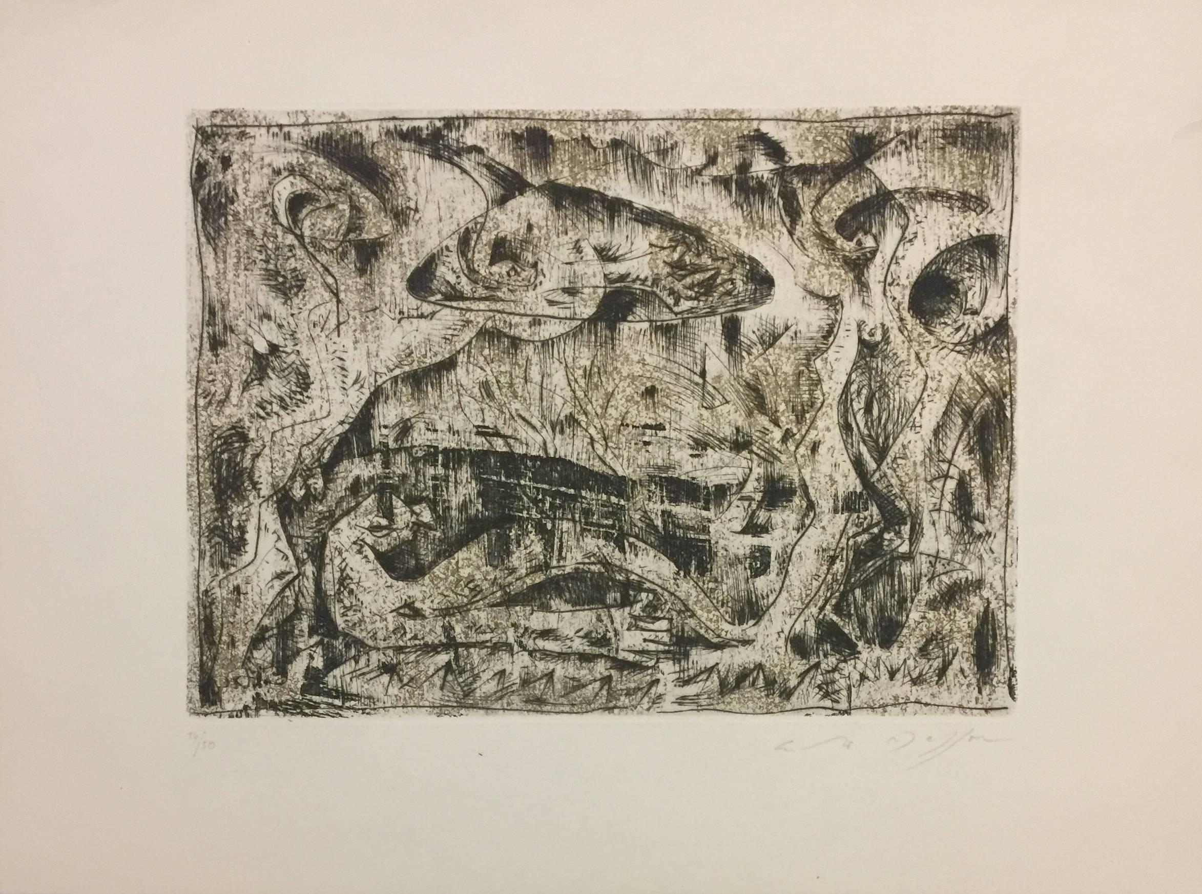 André Masson Abstract Print – Die Metamorphosen