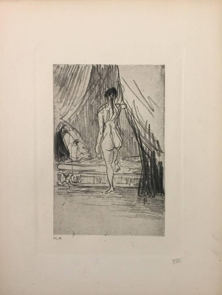 "Les Fleurs du Mal" - Incisione, post-impressionista, edizione CIRCA 1920