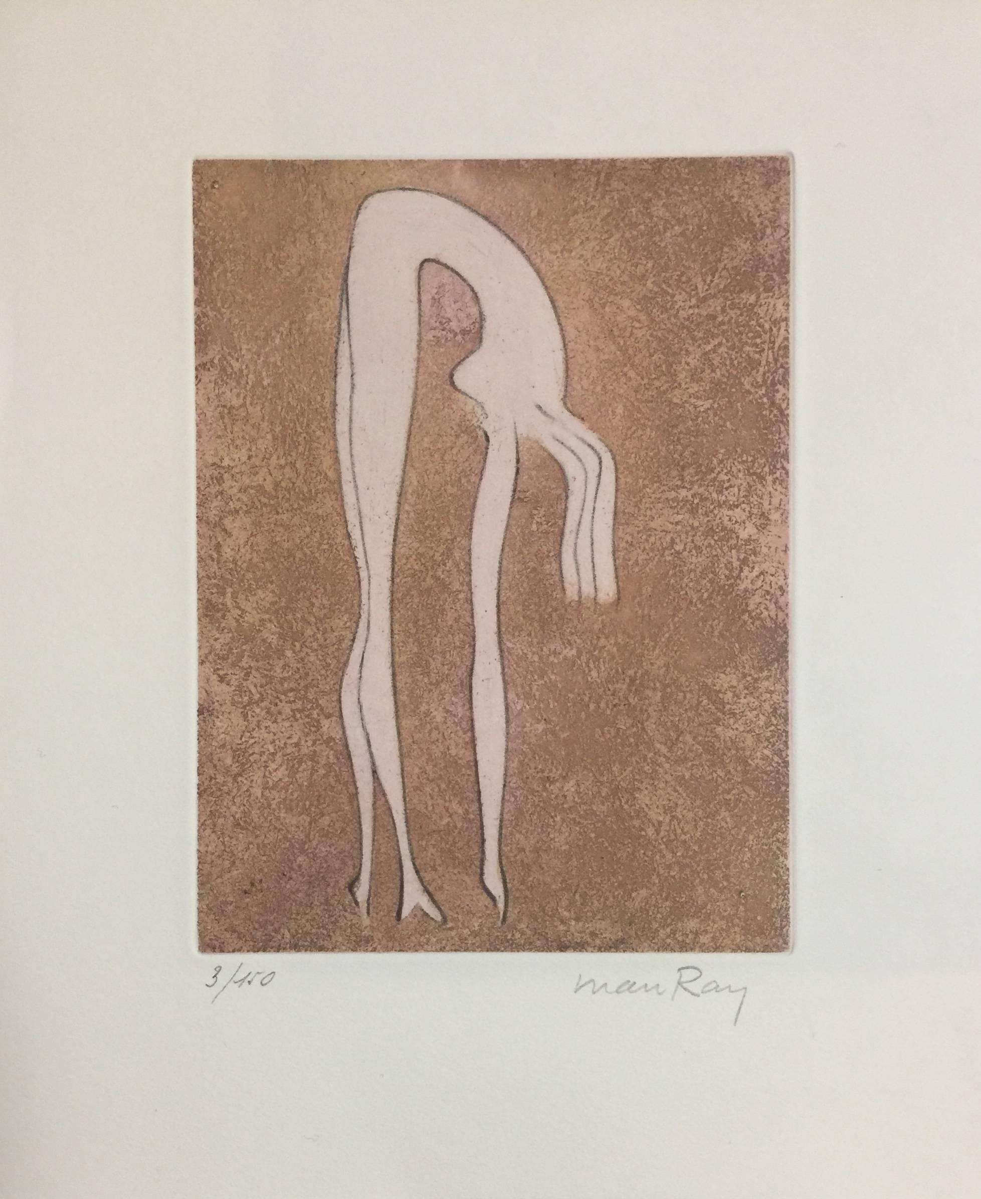 Man Ray Abstract Print - Nu