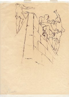 Orange Drawings and Watercolor Paintings