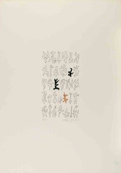 Signs - Lithograph by Leo Guida - 1970s