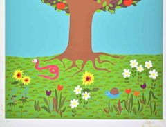 Tree - Lithograph, Contemporary Style, Artist Proof, 1990s, Unframed