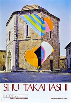 Shu Takahashi- Poster Exhibition in Volterra -  Poster by Shu Takahashi - 1973