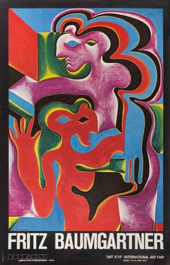 Fritz Baumgarten Exhibition Poster - Galleria Rondanini - 1974