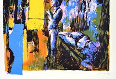 Donna - Serigrafia di Nicola Simbari - 1975 ca