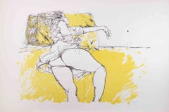 Nu - Lithographie de Sergio Barletta - 1980