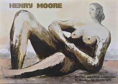 Henry Moore - Mestna Galerija Ljubljana - Photolithograph by Henry Moore - 1983
