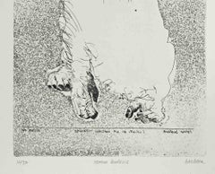 Homo Ludens - Radierung von Sergio Barletta - 1960er Jahre