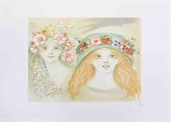 Sybils - Lithograph by Felicita Frai - 1980s