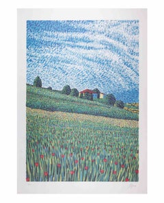 Campo - Litografía de Lucio Rofrano - Años 90