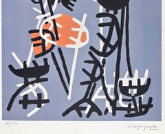 Untitled - Screenprint by Giuseppe Capogrossi - 1959
