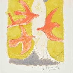 Descente aux Enfers - Lithograph by Georges Braque - 1961