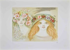 Sybillen - Lithographie von Felicita Frai - 1980er Jahre