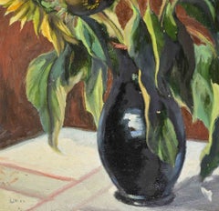 Stillleben mit Sonnenblumen – Ölgemälde – 1904