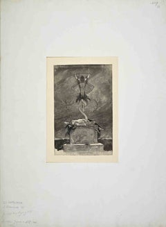 Le Sacrifice - Gravure de Félicien Rops - 1882