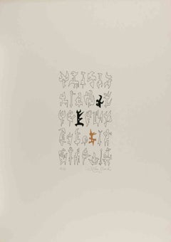 Signs - Lithograph by Leo Guida - 1970s