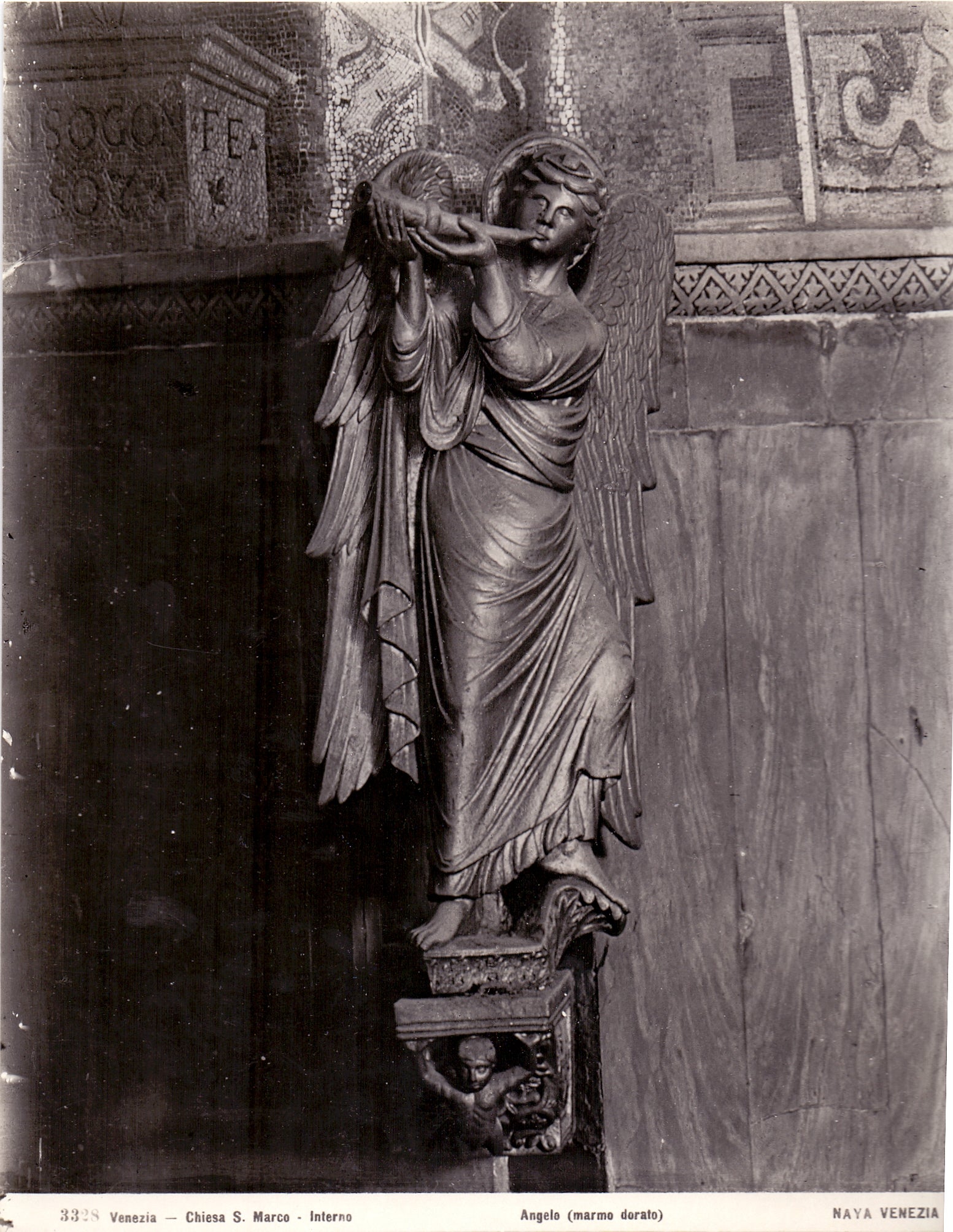 Vintage Photo of San Marco Cathedral by Studio Bohm, 1920s