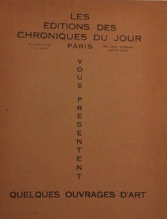 «Chronique du Jour» te presenta algunas obras de arte de los años 20