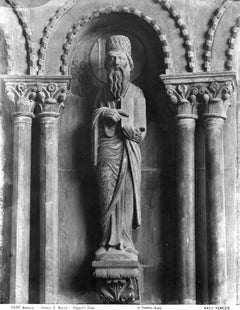 Vintage photo of Prophet Osea Zeno in San Marco Church, Venice, 1920s
