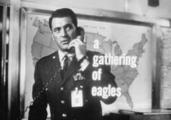 A Scene from the Movie "A Gathering of Eagles", 1960s