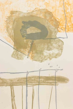 Chair - Lithograph by Robert Motherwell - 1972