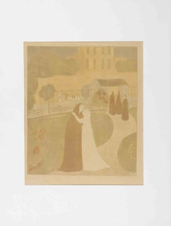 La Visitation à la Ville Montrouge - Lithograph by Maurice Denis - 1896