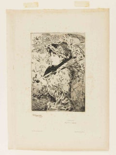 Jeanne (Le Printemps) – Radierung von Edouard Manet – 1882