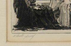 Daydreams - Etching by Sheldon Fink - 1965