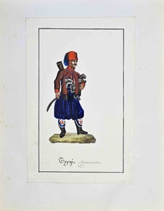 Gojgi - Disegno di Jean-Baptiste Barla - 1840