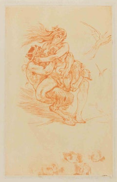 Courtoisie Exagérée - Incisione di Félicien Rops - anni '80 del XIX secolo