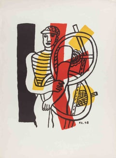 «Le Cycliste» - Litografía de Fernand Léger - 1948