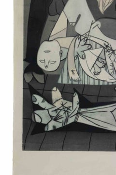 After Picasso Exhibition Poster, "Mostra di Picasso, " depicting Guernica - 1953