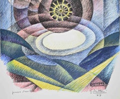 Spring Explosion - Lithograph by Gerardo Dottori - 1969