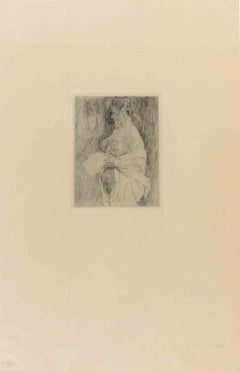 Le Major est si Difficile - Etching by Félicien Rops - 1884