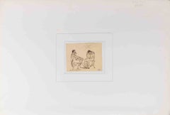 Ancient Greek Scene - Drawing by Isidore Pils - Mid-19th Century