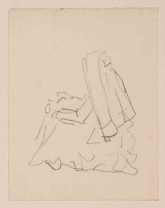 Seated Woman - Drawing by Isidore Pils - Mid-19th Century