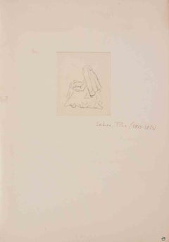 Seated Woman - Drawing by Isidore Pils - Mid-19th Century