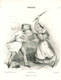 MACÉDOINE, No. 36  - Lithograph By Henri Daniel Plattel - Mid 19th Century