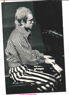 Two Vintage Portraits of Elton John, 1970s
