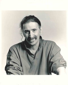 Vintage Portrait Photograph of Frank Zappa by Kim Mizuno, 1993