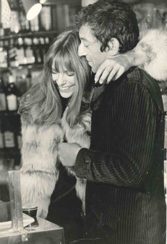 Serge Gainsbourg and Jane Birkin - Vintage Photograph, 1970s