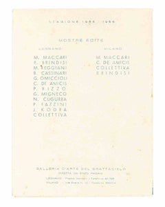 Al Grattacielo - xilografía de Giovanni Omiccioli - 1956