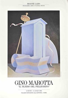 Gino Marotta - The Theater of the Pilgrim - Poster - Offset - 1992