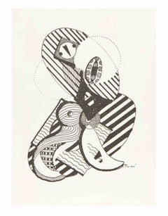 Metaux - Woodcut after Paolo Boni - 1987