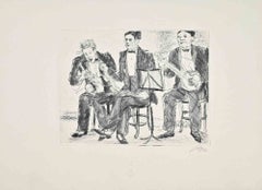 Jazzcombo - Etching by Fritz Heinsheimer - 1925