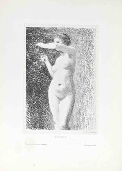 Étude (Study) - Lithograph by Henri Fantin-Latour - Late 19th Century