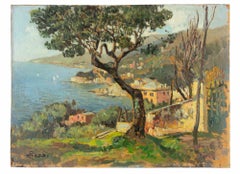 Sulle Alture di Camogli (In the Hills Above Camogli) - Paint - 1970s